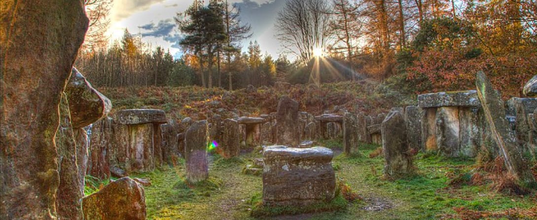 Altar at Druids Temple in Masham North Yorkshire