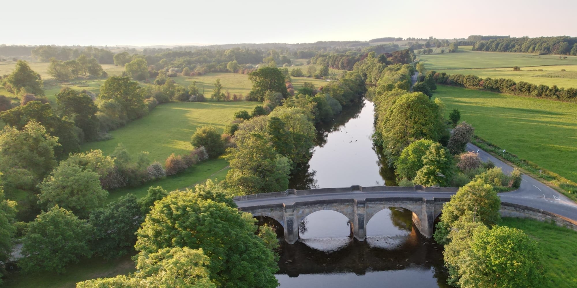 Bridge into Masham North Yorkshire