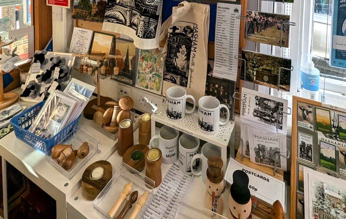 Hand turned items donated by local craft volunteers can be found in the Community Office shop